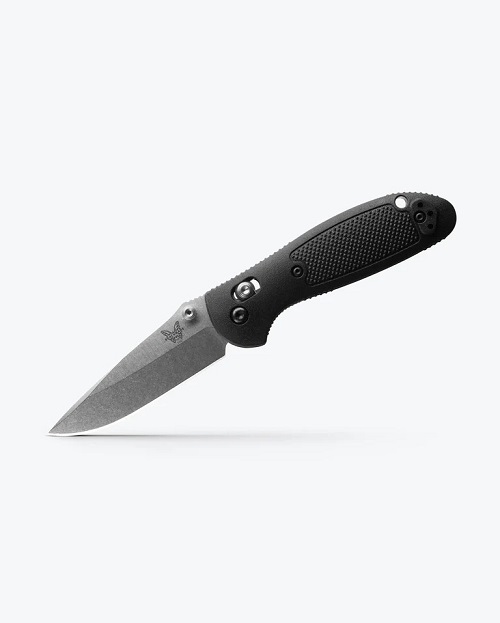556-S30V Mini Griptilian® | Black Grivory® | Drop-point