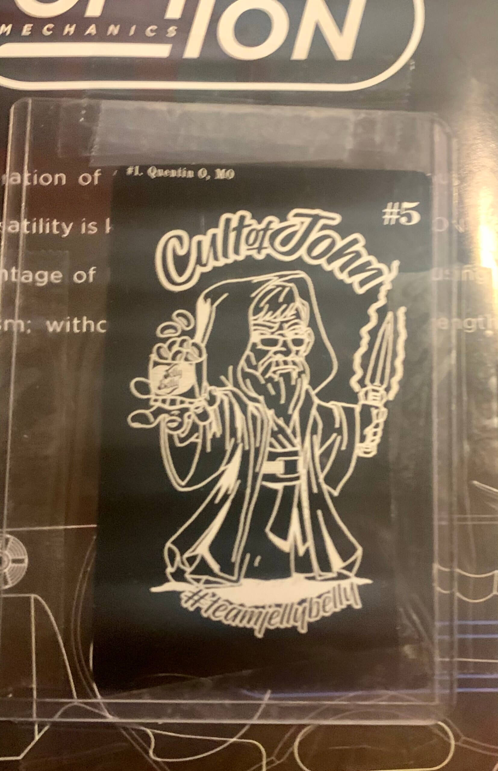 Treasure Hunt. 2019 Benchmade Catalog-Find Cult of John Card/Free Hat - Image 2