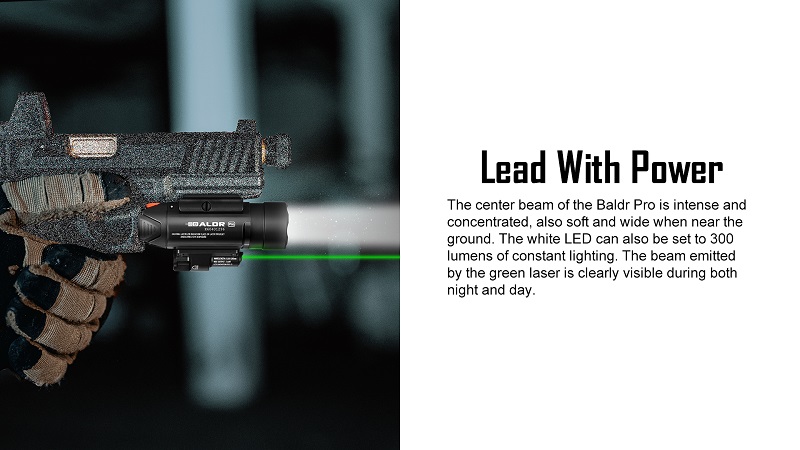 Baldr Pro Tactical Light & Green Laser - Image 4