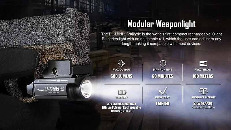 PL-Mini 2 Valkyrie Tactical Light - Image 5
