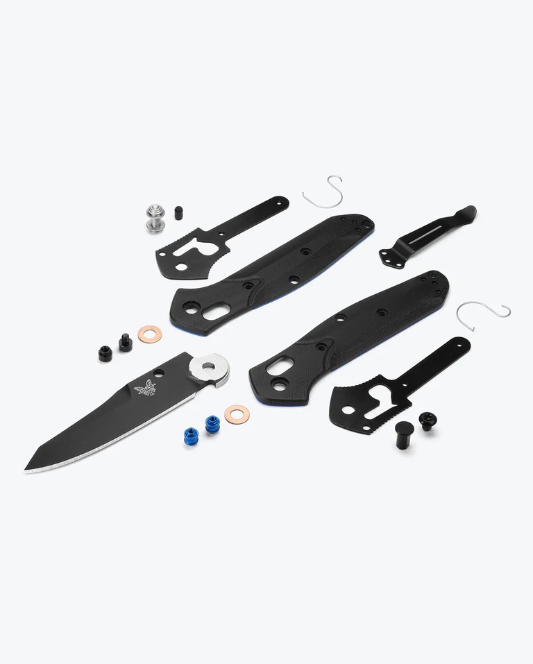 945BK-1 Mini Osborne | Black & Blue G10 - Image 5