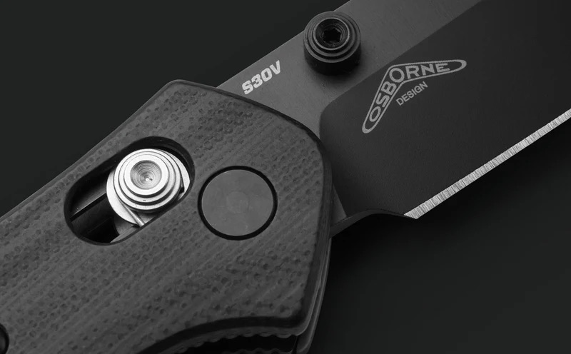 945BK-1 Mini Osborne | Black & Blue G10 - Image 9