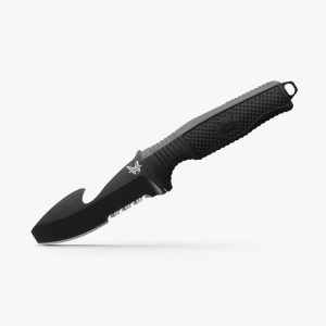 112SBK-BLK H2O Fixed Dive Knife | Black Santoprene®