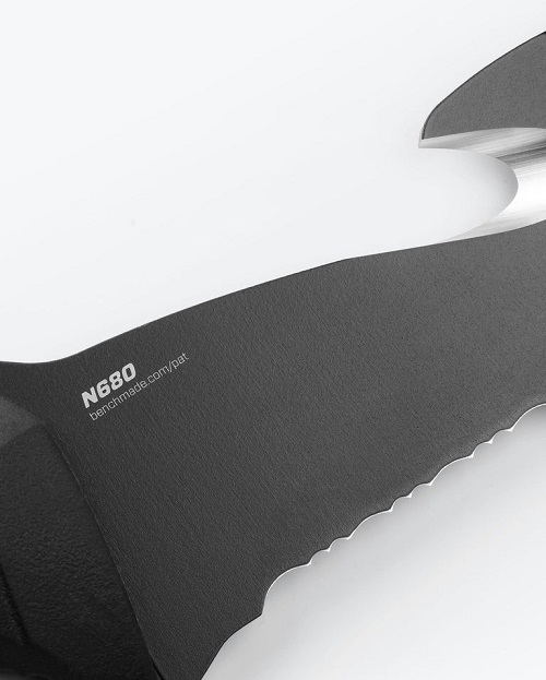 112SBK-BLK H2O Fixed Dive Knife | Black Santoprene® - Image 4