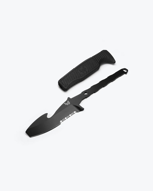 112SBK-BLK H2O Fixed Dive Knife | Black Santoprene® - Image 5