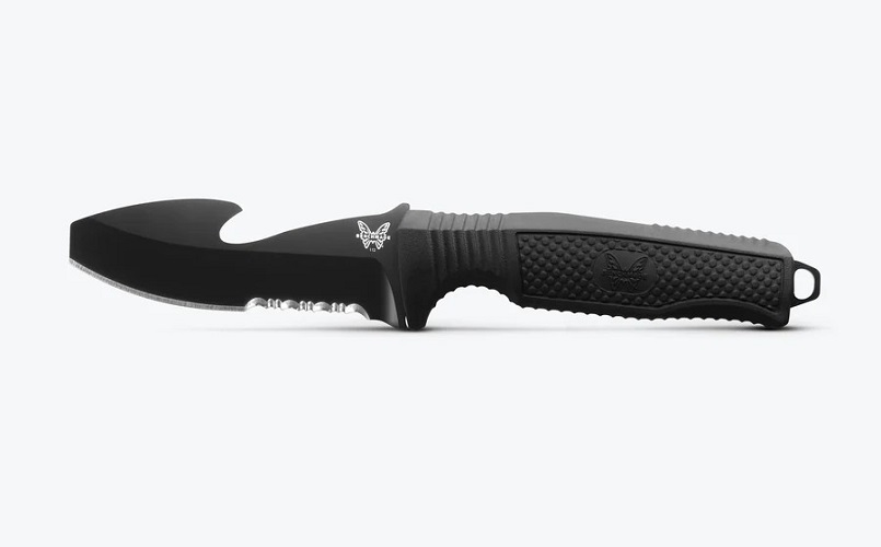 112SBK-BLK H2O Fixed Dive Knife | Black Santoprene® - Image 6