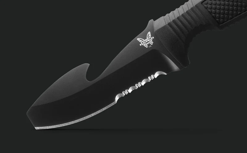 112SBK-BLK H2O Fixed Dive Knife | Black Santoprene® - Image 8