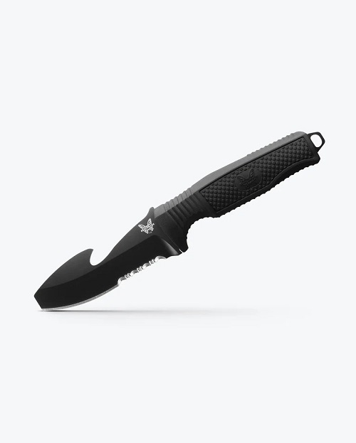 112SBK-BLK H2O Fixed Dive Knife | Black Santoprene®