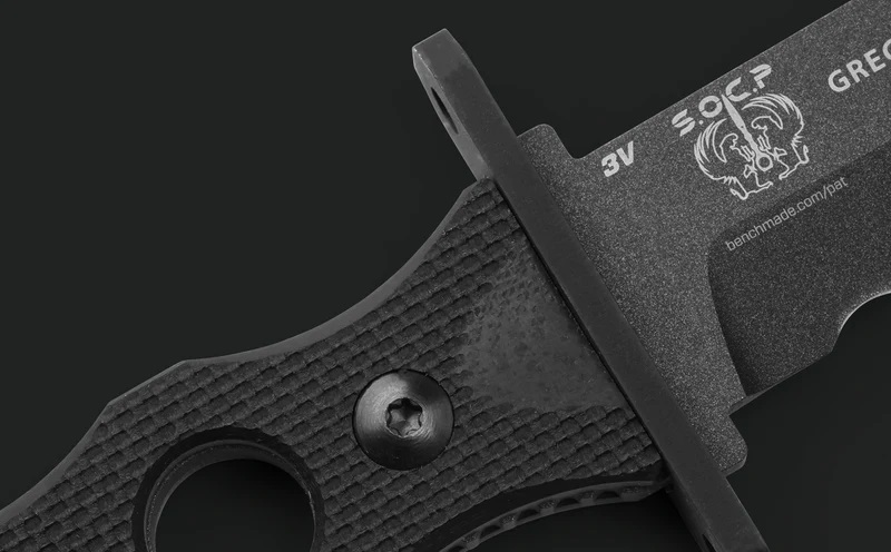 185SBK SOCP® Fixed Blade | Black G10 - Image 10