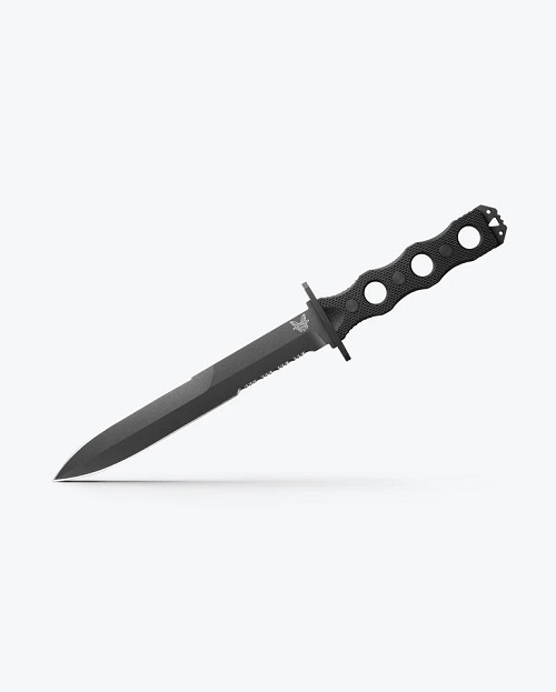 185SBK SOCP® Fixed Blade | Black G10