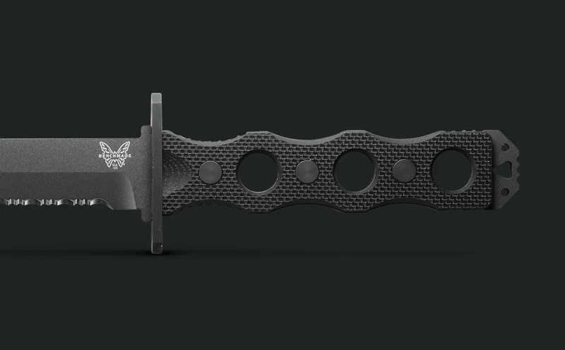 185SBK SOCP® Fixed Blade | Black G10 - Image 9