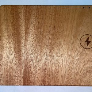 Wood Mousepad Wireless Fast Charger