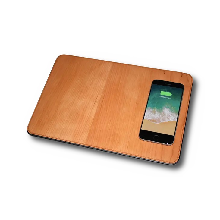 Wood Mousepad Wireless Fast Charger - Image 2