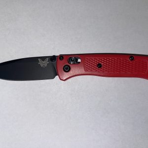 JellyBelly Mini Bugout - Red W/ Black Blade