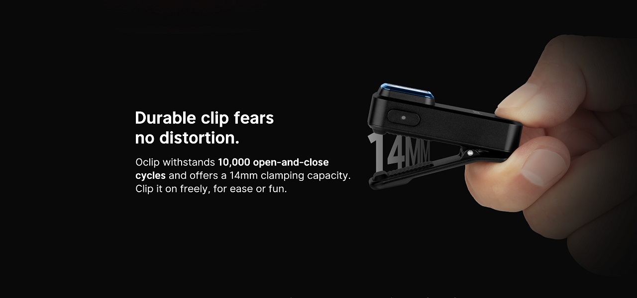 Oclip Clip Light with White and Red Light - Image 3