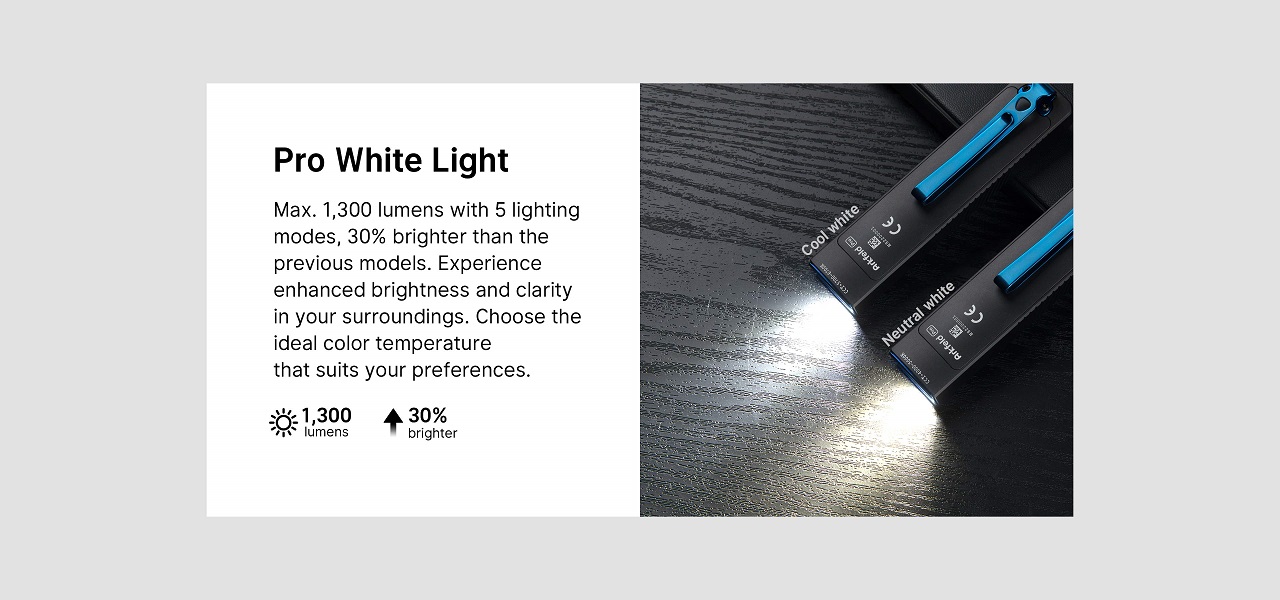 Arkfeld Pro Flat EDC Flashlight with LED Light, UV and Laser - Image 8