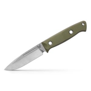 163-1 Bushcrafter | OD Green G10 | Drop-point