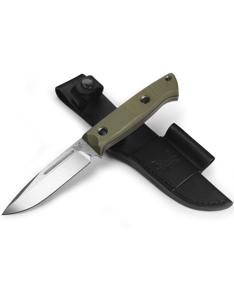 163-1 Bushcrafter | OD Green G10 | Drop-point - Image 4