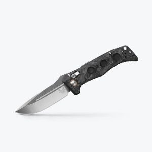 2730-03 Mini Auto Adamas® | Marbled Carbon Fiber | Drop-point