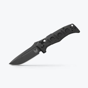 2730GY-1 Mini Auto Adamas® | Black G10 | Drop-point