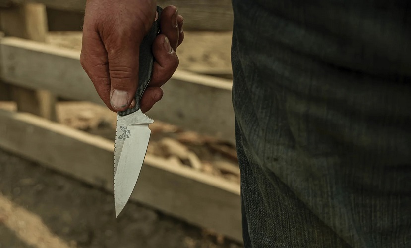 203 Dacian™ | Blue Denim Micarta | Spear Point - Image 10