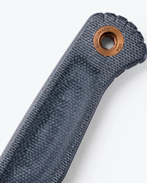 203 Dacian™ | Blue Denim Micarta | Spear Point - Image 4