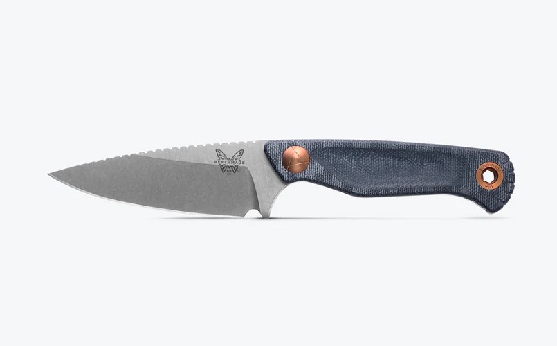 203 Dacian™ | Blue Denim Micarta | Spear Point - Image 5