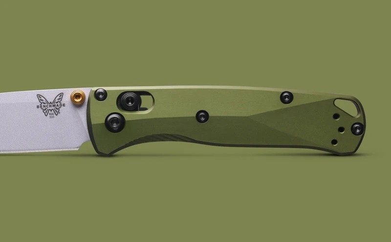533SL-10 Mini Bugout® | Woodland Green | Drop-point - Image 10