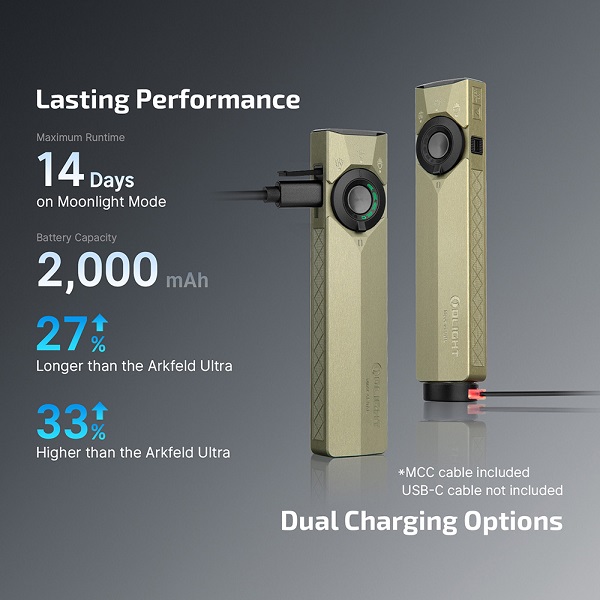 ArkPro Ultra – Flat Unibody EDC Flashlight with Multi-Light Sources - Image 7