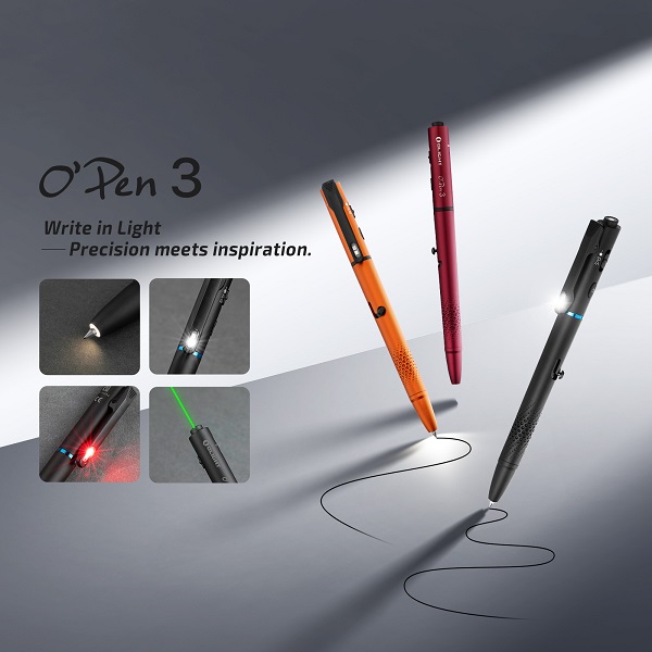 O'Pen 3 Multifunctional Pen Light with 120 Lumens & Green Laser - Image 4