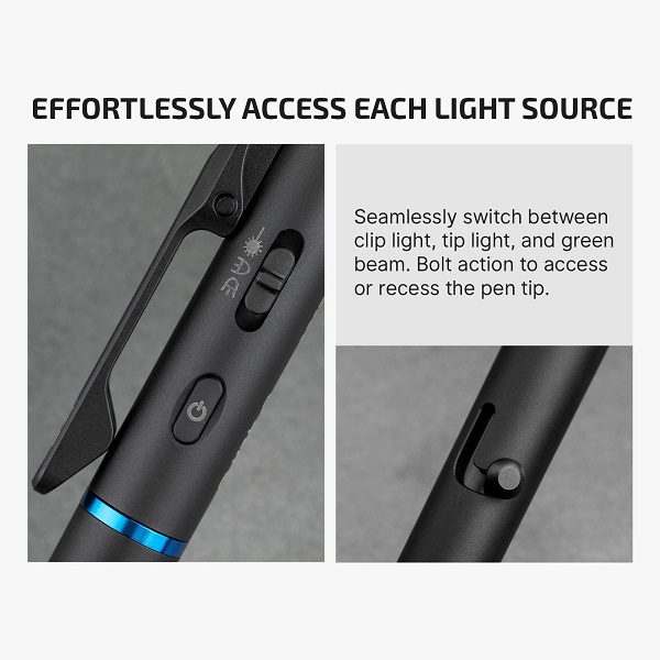 O'Pen 3 Multifunctional Pen Light with 120 Lumens & Green Laser - Image 7