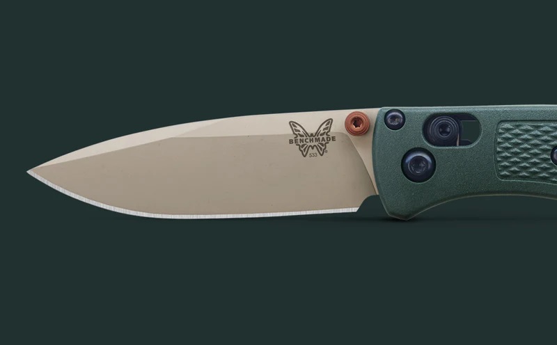 533TN-2601 Mini Bugout® | Taiga Green | Drop-Point - Coming Soon! - Image 7
