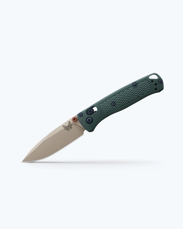 533TN-2601 Mini Bugout® | Taiga Green | Drop-Point - Coming Soon!